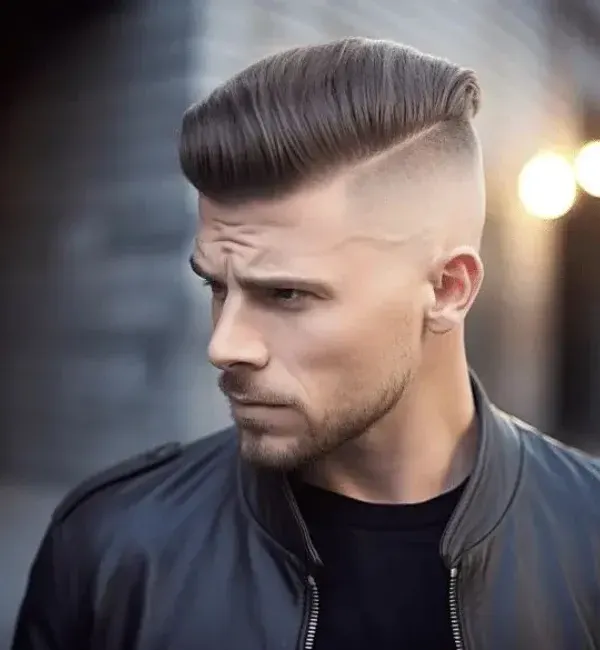 Modern Side Part with Mid Fade Modern Side Part with Mid Fade