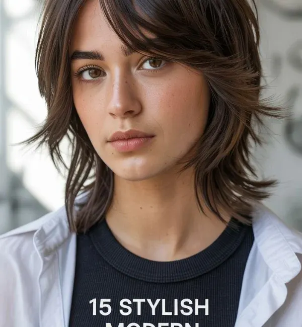 Sexy, Modern Mullet From The Back