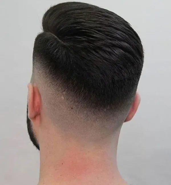 Side Swept Crew Cut Fade