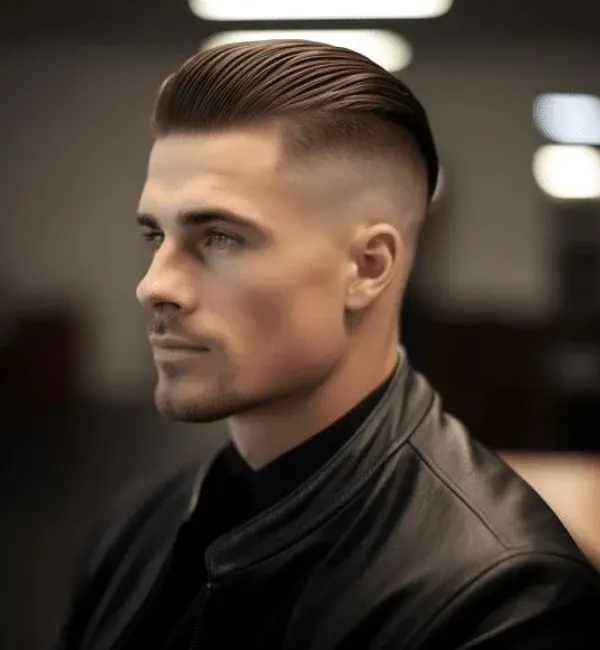 Brush Back Fade