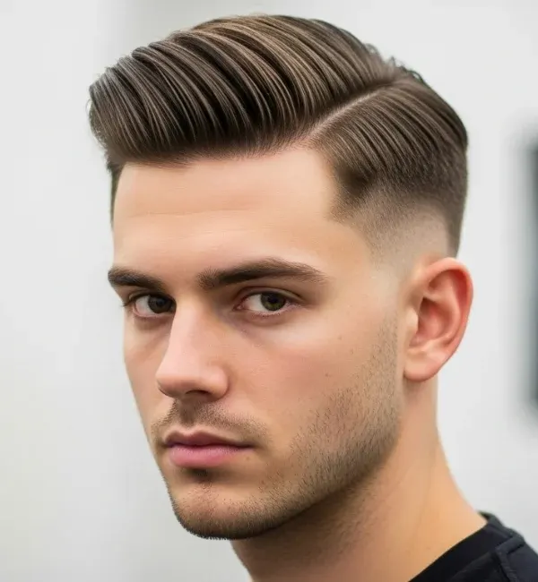 Brushed Back Undercut