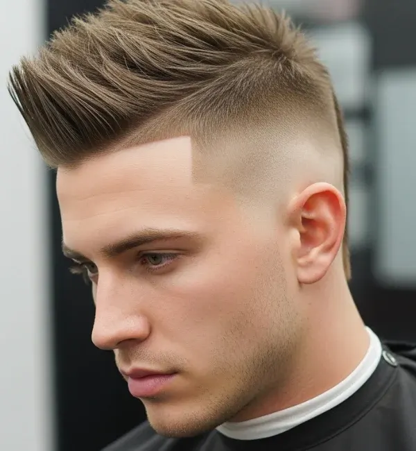 Burst Fade Mohawk