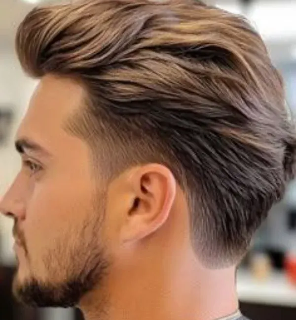 Classy Curly Mullet