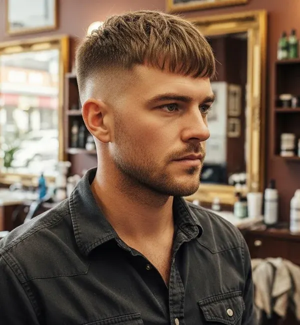 Crew Cut with Fringe