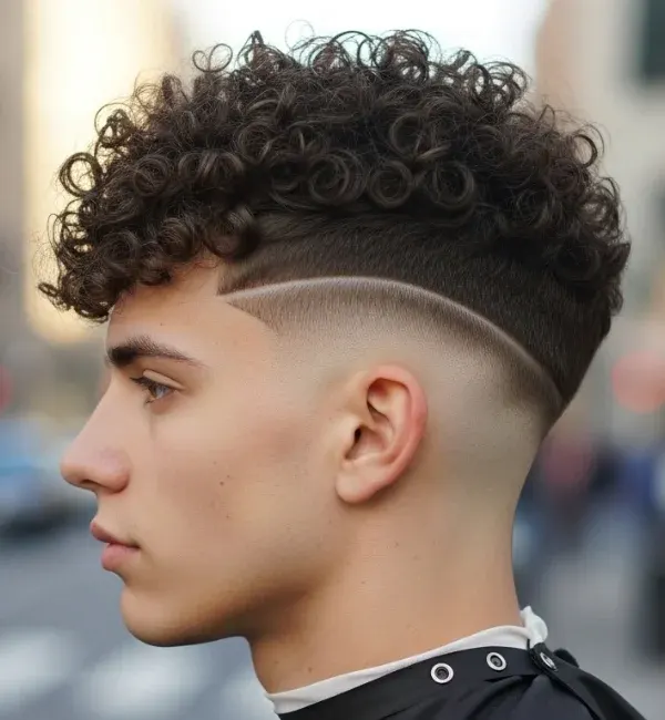 Curly Hair Fade