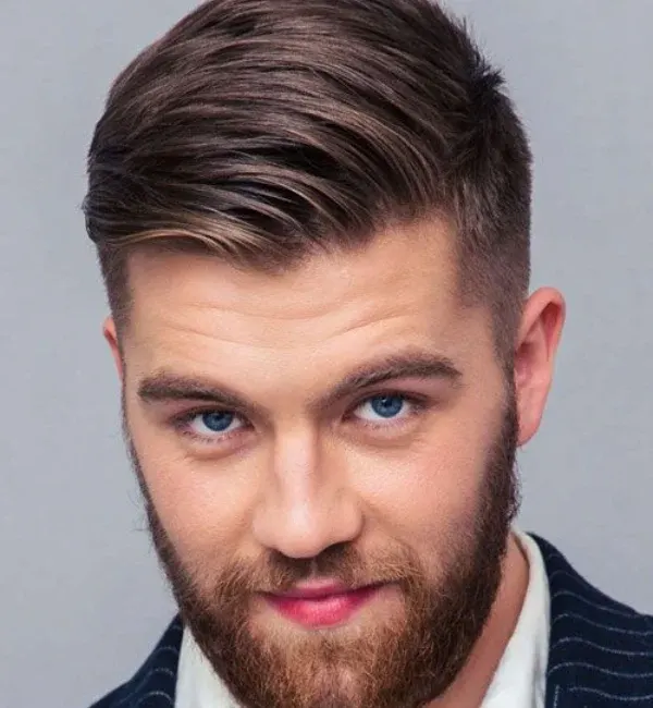 Handsome Low Taper Comb Over