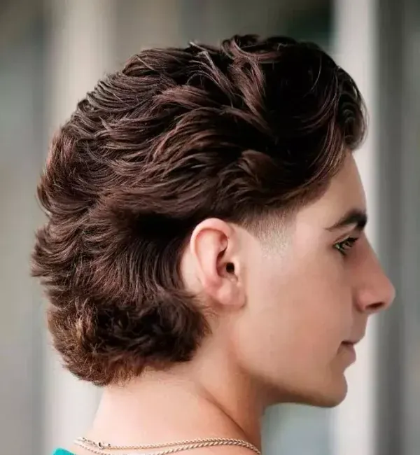 Long Hair Combed Back