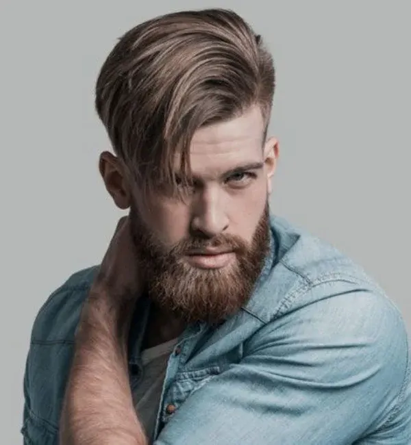 Long Side Swept Hair