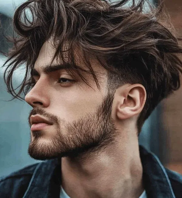 Messy Combed Over Hair Messy Combed Over Hair