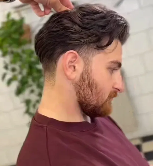 Natural Quiff with High Fade Natural Quiff with High Fade