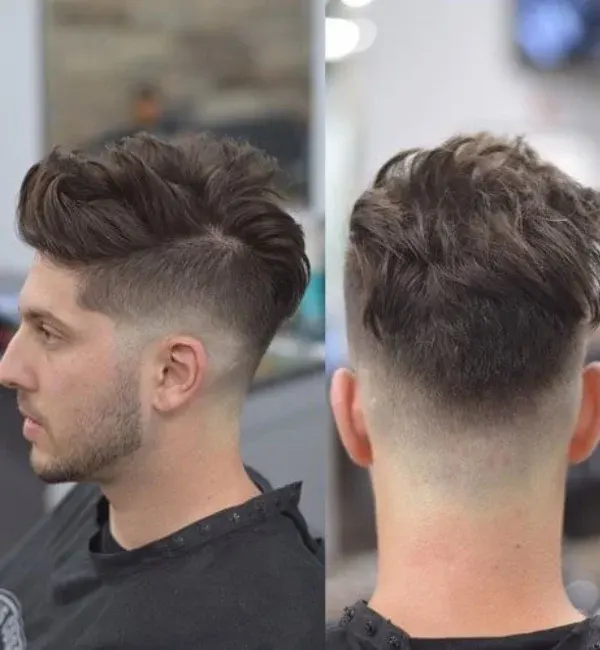 Quiff Mohawk Fade