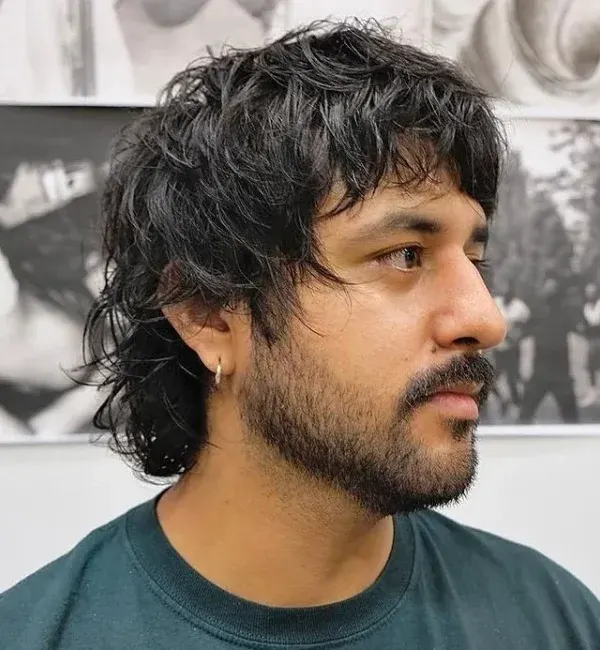 Shaggy Hair with Beard Shaggy Hair with Beard