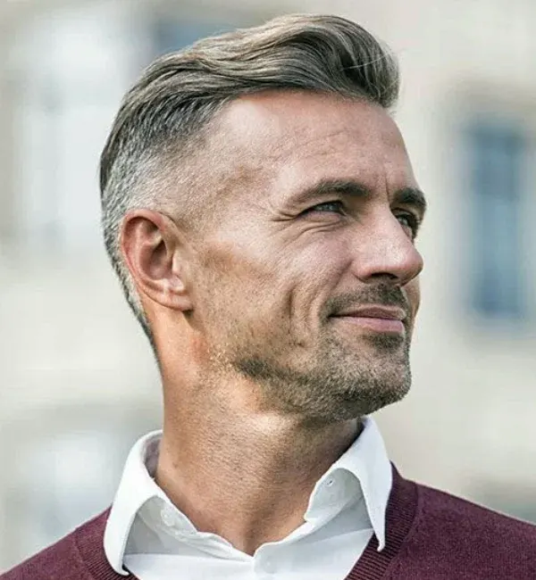 Short Brush Up with Tapered Sides