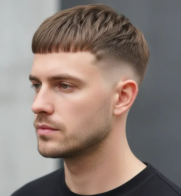 Short Fringe with Tapered Sides