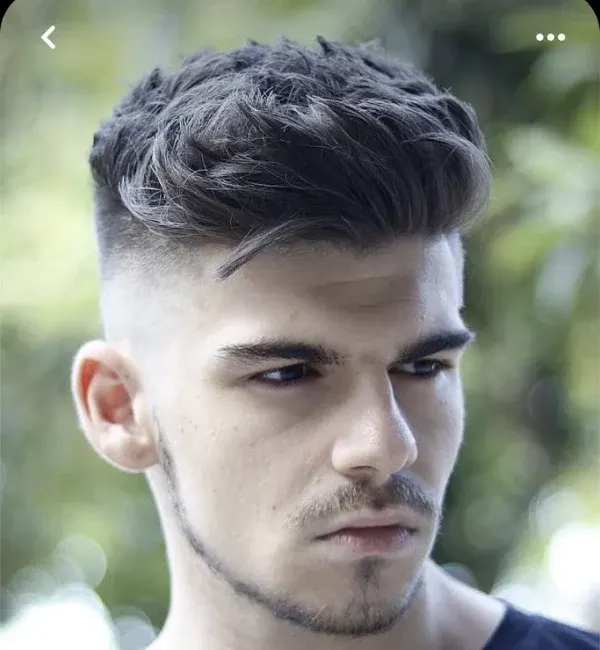 Short Messy Spikes with Mid Skin Fade Short Messy Spikes with Mid Skin Fade