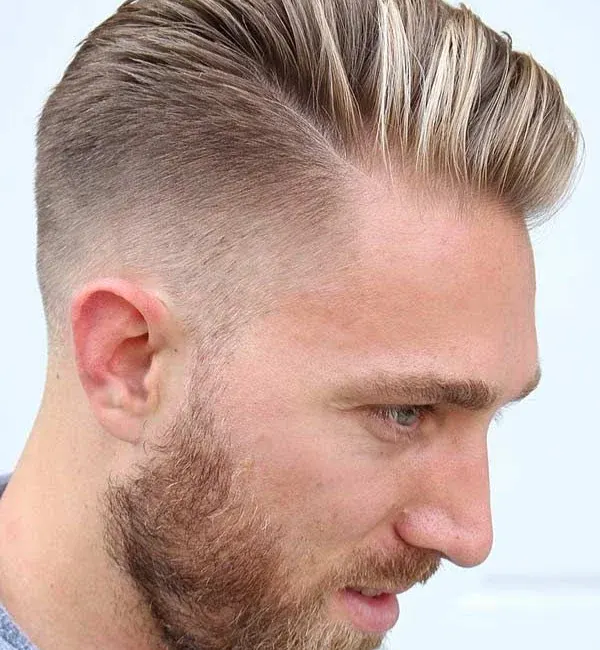 Side Part with Taper Fade 