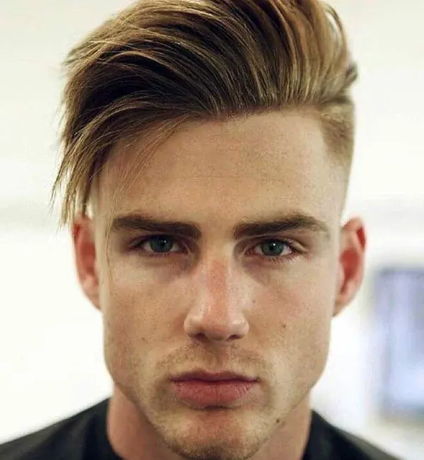 Textured Quiff with Sharp Fade Textured Quiff with Sharp Fade