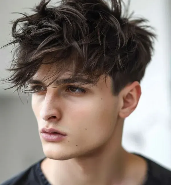 Tousled Middle Part Tousled Middle Part