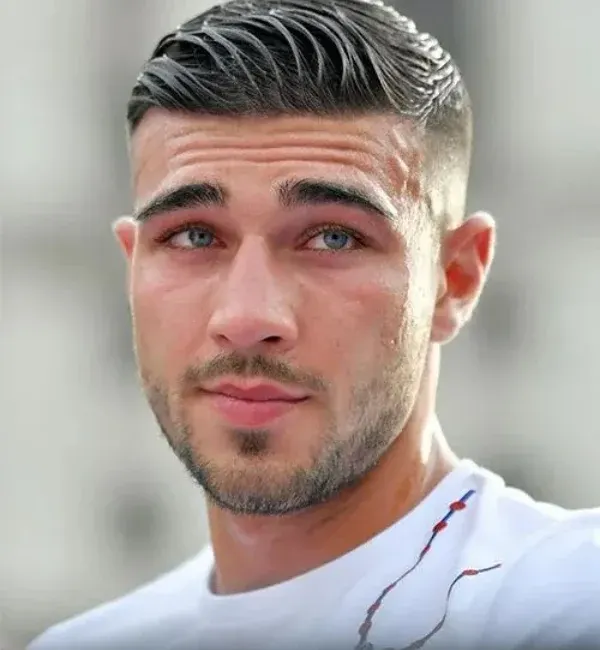 Wet, Sleek Comb Over